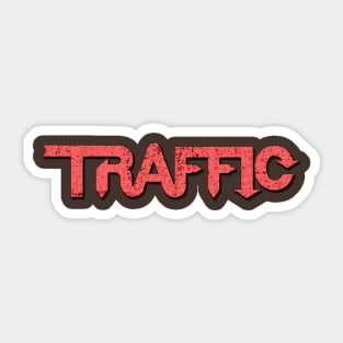 Traffic Retro Sticker